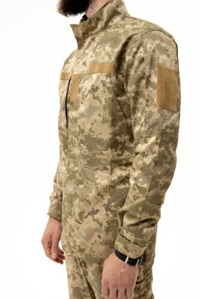 Військова чоловіча форма піксель ЗСУ: кітель і штани (водонепроникна тканина)